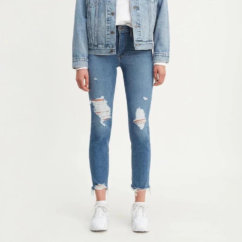 724 High Rise Straight Crop Jeans (Los Angeles Livin')