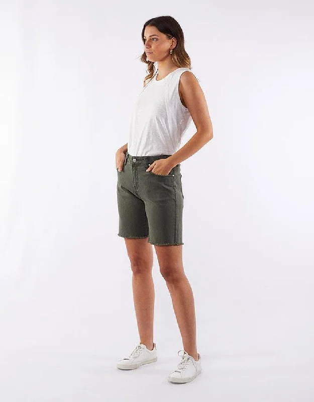 Aja Bermuda Shorts - Khaki