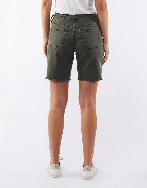 Aja Bermuda Shorts - Khaki