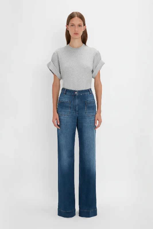 Alina High Waisted Jean in Dark Vintage Wash