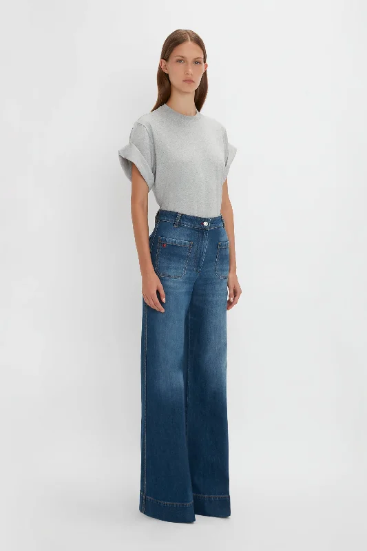 Alina High Waisted Jean in Dark Vintage Wash