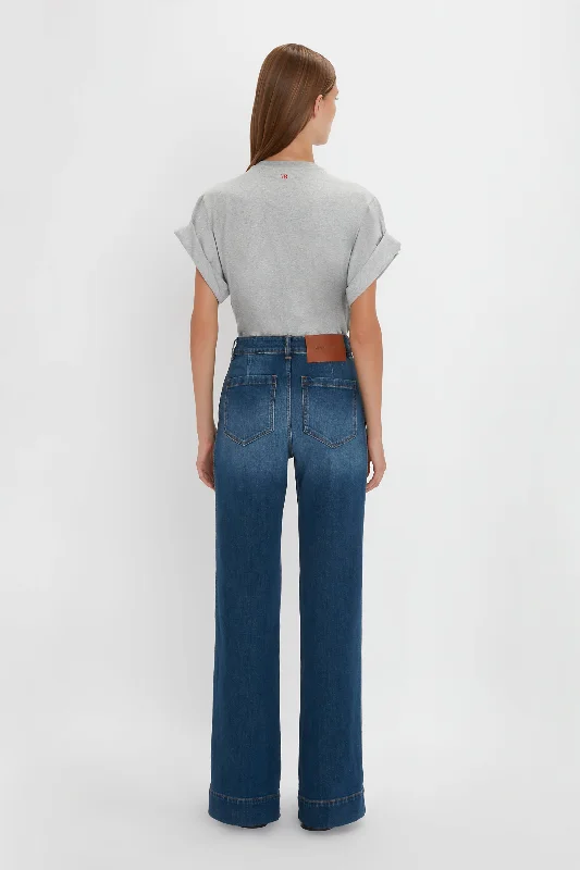 Alina High Waisted Jean in Dark Vintage Wash