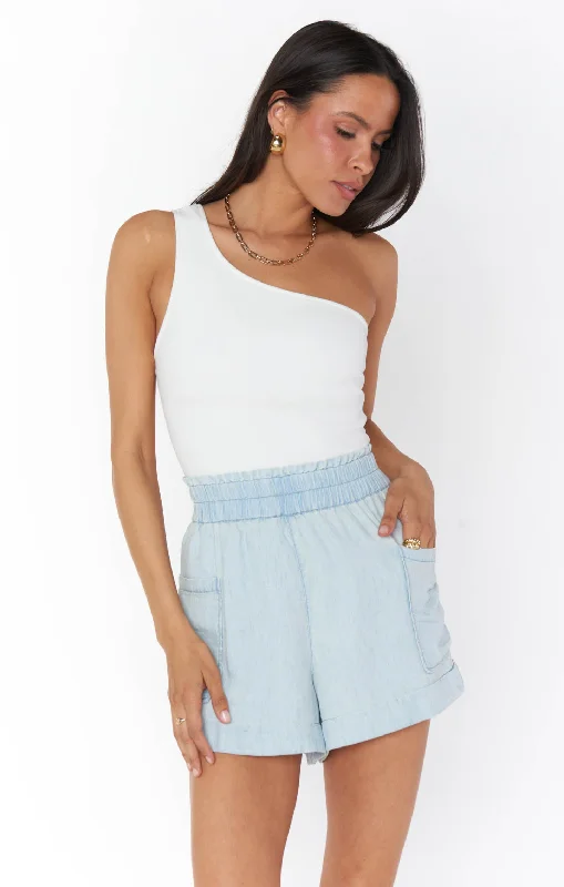 Disilvio Shorts ~ Light Chambray