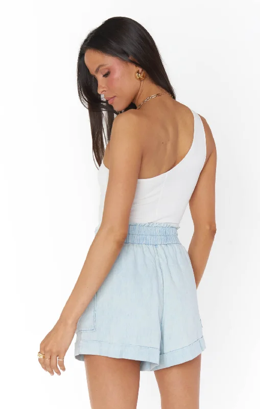 Disilvio Shorts ~ Light Chambray