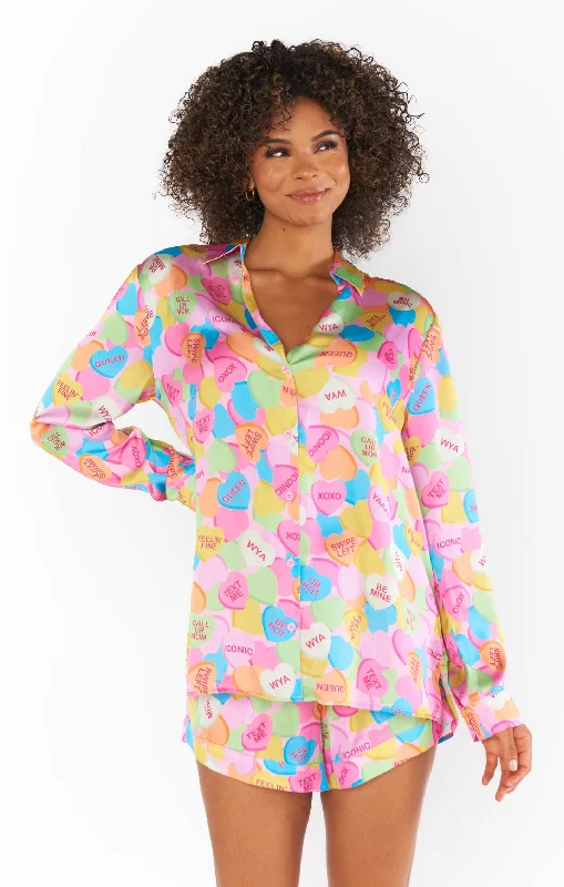 Early Riser PJ Set ~ Candy Crush Silky