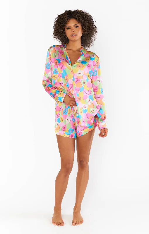 Early Riser PJ Set ~ Candy Crush Silky