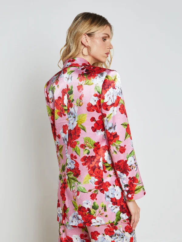 Gwyneth Floral Boyfriend Blazer