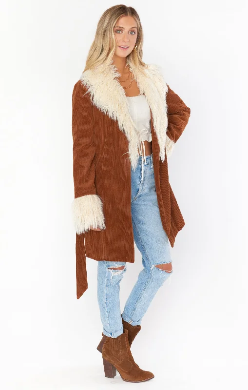 Penny Lane Coat ~ Sienna Corduroy