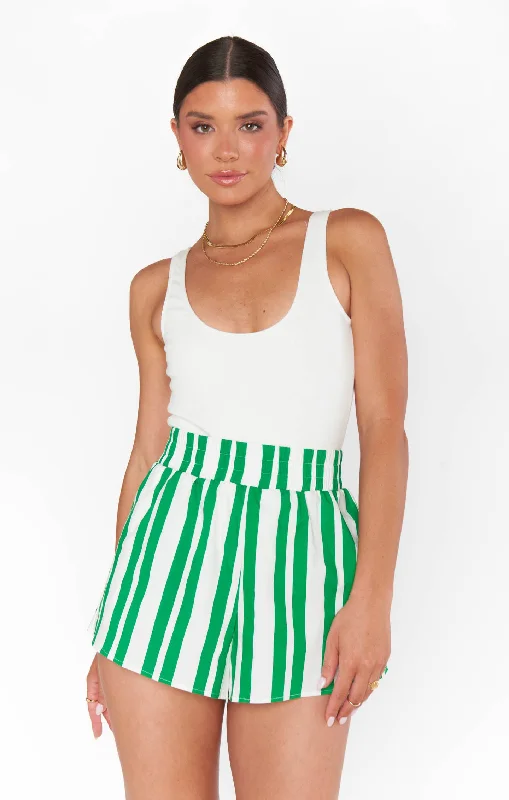 Russell Shorts ~ Center Court Stripe