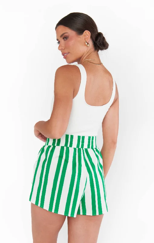 Russell Shorts ~ Center Court Stripe