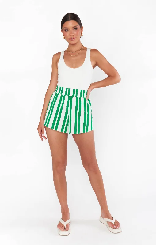 Russell Shorts ~ Center Court Stripe