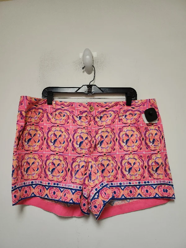 Shorts By Lilly Pulitzer In Orange & Pink, Size: 16