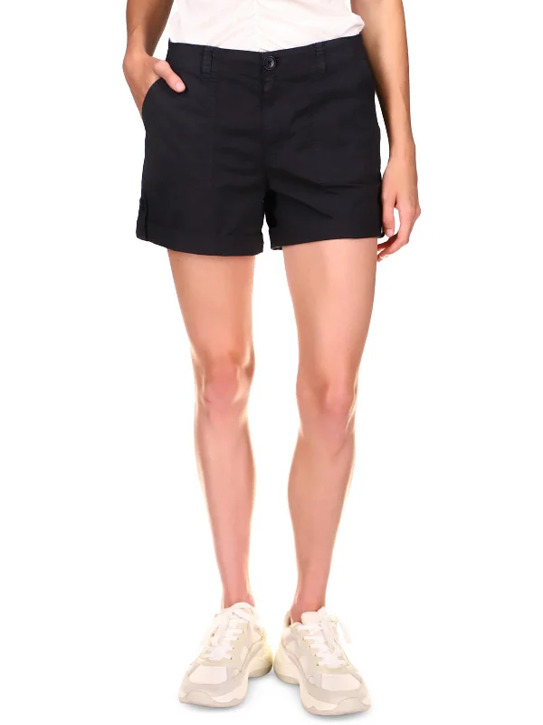 Switchback Womens Cuffed Loungewear Casual Shorts