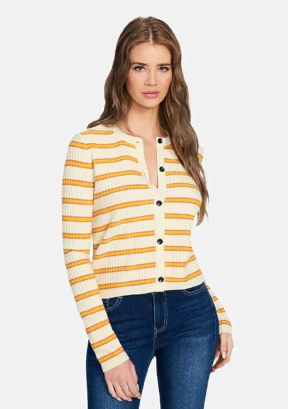 Tall Roxy Striped Cardigan