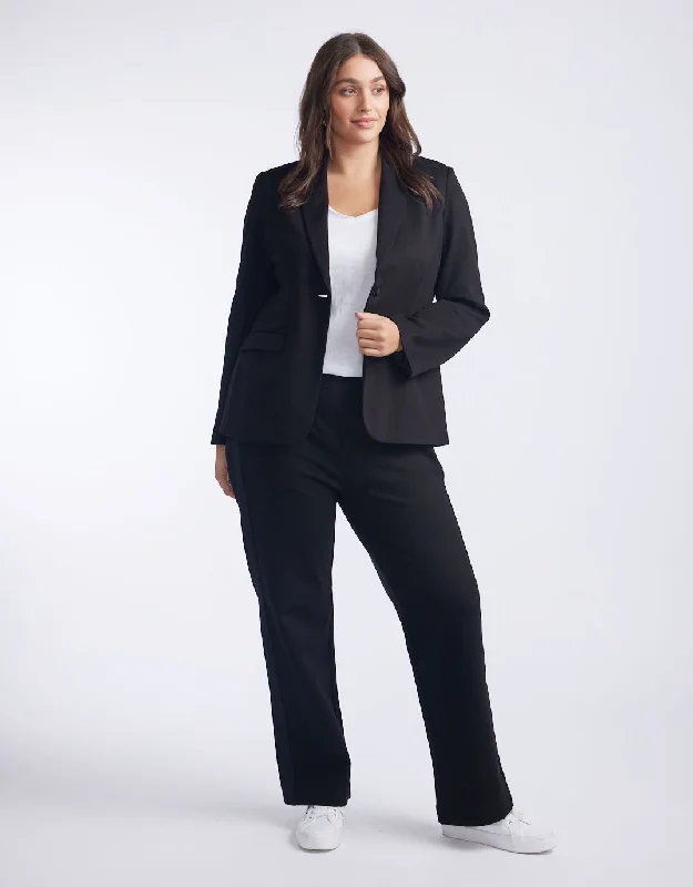 Timeless Ponti Blazer - Black