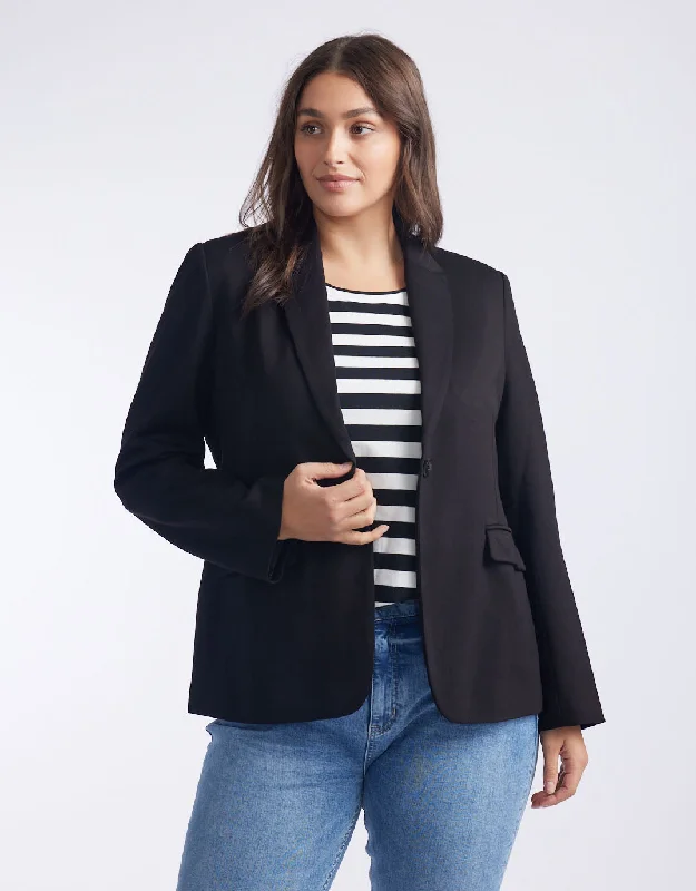 Timeless Ponti Blazer - Black