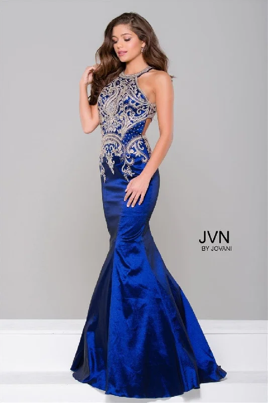 Jovani 41685 Halter Long Mermaid Dress