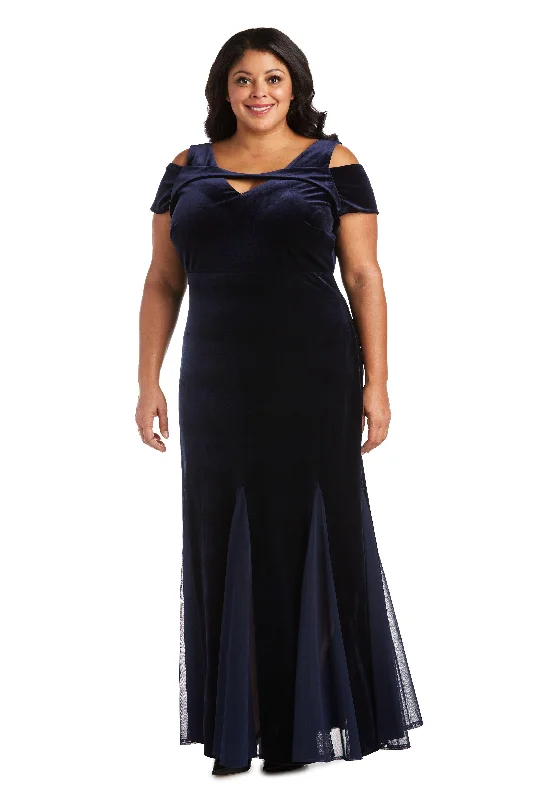 Nightway Long Plus Size Velvet Dress Sale