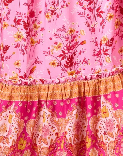 Allison Pink Floral Print Dress