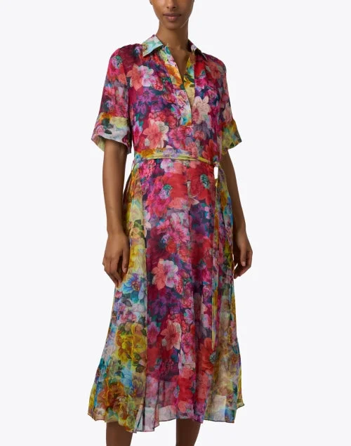 Celia Multi Print Shirt Dress