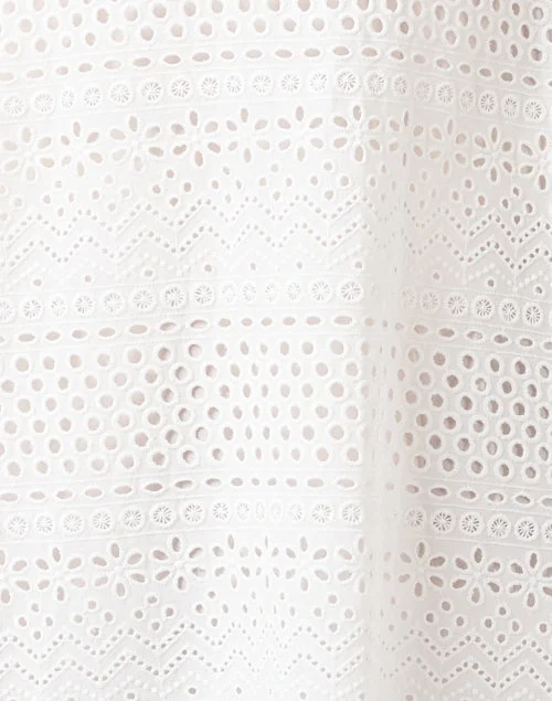 Ella White Broderie Dress