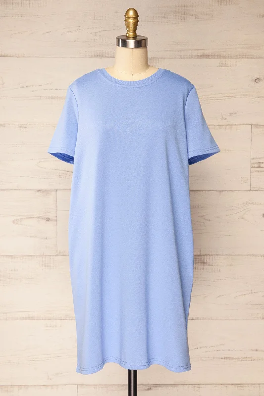 Jerzey Blue | T-Shirt Dress w/ Pockets