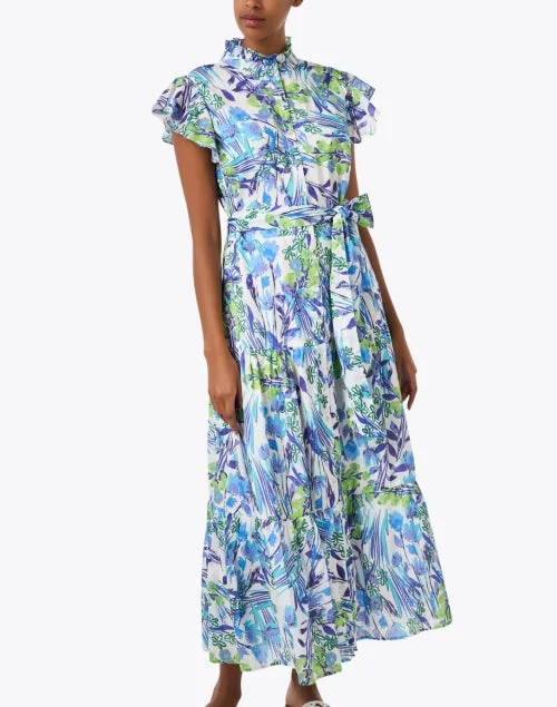 Mirabella Multi Abstract Print Cotton Dress