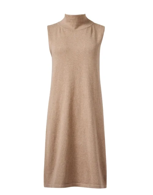 Paris Tan Cotton Cashmere Dress