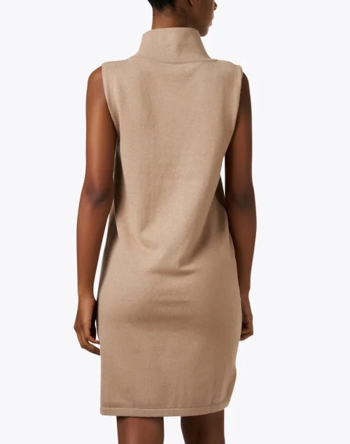 Paris Tan Cotton Cashmere Dress