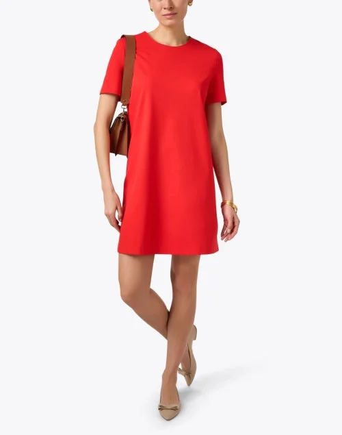 Red Shift Dress