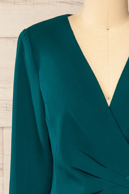 Savila Green | Asymmetrical Blazer Dress