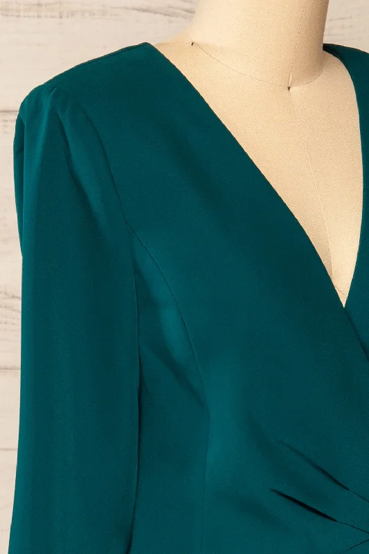 Savila Green | Asymmetrical Blazer Dress