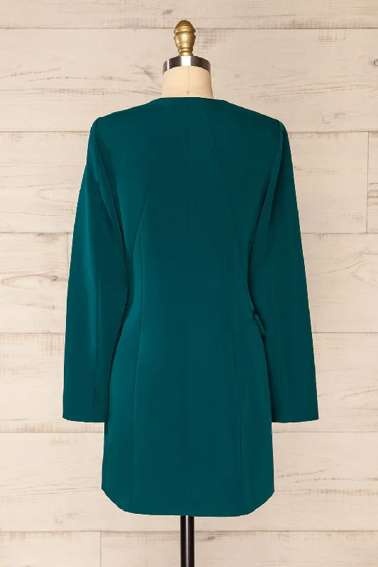 Savila Green | Asymmetrical Blazer Dress