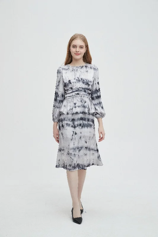 SOLEIL DRESS - TIE DYE PRINT