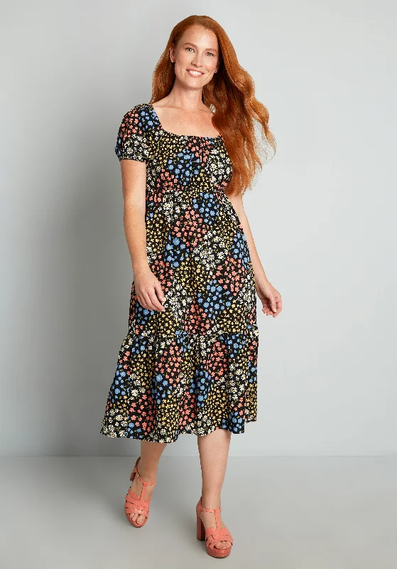 Sweetness In The Air Midi Dress