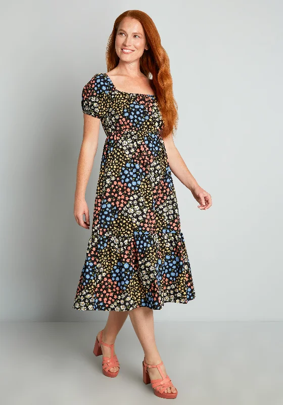 Sweetness In The Air Midi Dress