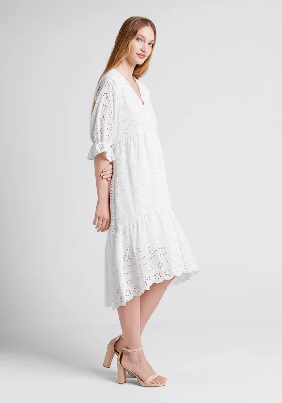 Taking The Day Hi Lo Midi Dress